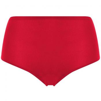 Culotte Alta Cintura Suave Stretch Roja Talla Única