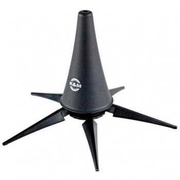 K&M 15228 In-Bell Clarinet Stand - Adjustable Black Woodwind Instrument Support