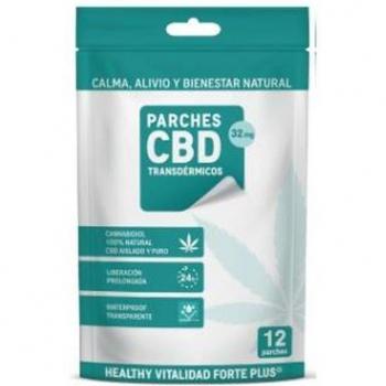 Healthy Vitalidad Forte Plus Parche CBD 32mg 12 Unidades