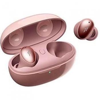 1MORE ColorBuds True Auriculares Inalámbricos, Auriculares Bluetooth Premium con Diseño Súper Liviano, Resistente al Agua IPX5, Tiempo de Reproducción 22H, Mic Dual ENC, Sensor IR, Rosado