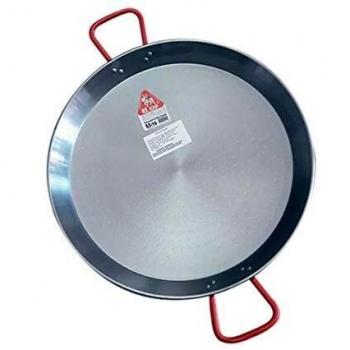 Plato de paella acero pulido Diam. 26 cm