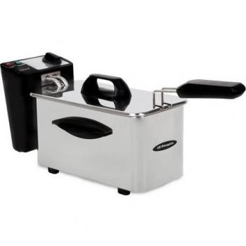 Orbegozo FDR 16 - Freidora profesional, Termostato Regulable, 1,5 L, Indicadores Luminosos, 1500 W