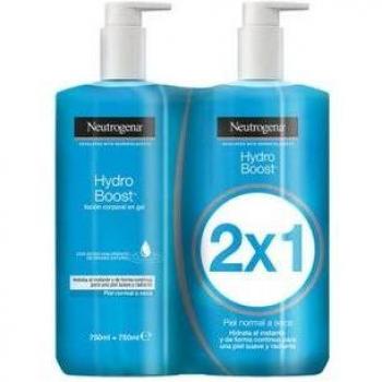 Neutrogena Hydro Boost Gel Body Lotion 2x750ml - Ultra-Lightweight Hydrating Formula for All Skin Types