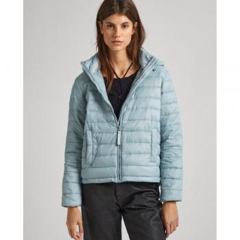 Chaqueta Sonnah Gris Pepe Jeans - Plumífero acolchado con capucha ajustable