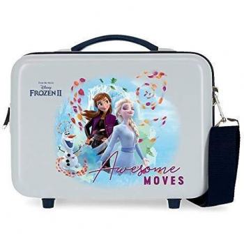 Frozen Neceser ABS Awesome Moves Adaptable, Azul, 29x21x15 cm