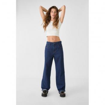 Stradivarius Baggy Jeans Blue Denim 4 & 8