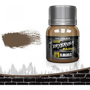 Pincel Seco Tierra 40ml Ammo-0619