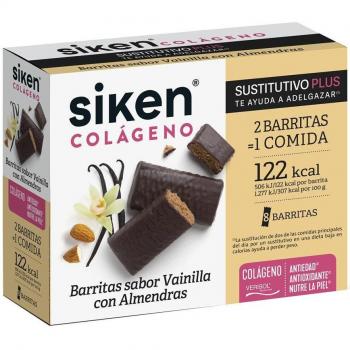 Barritas Sustitutivas de Vainilla con Colágeno y Almendras