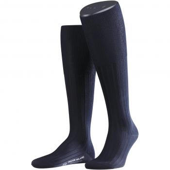 Falke Milano Dark Navy Knee High Socks for Men, Size 43/44