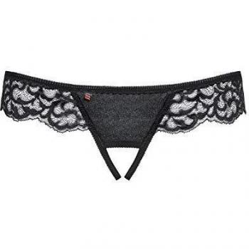 Figi Abiertos de Encaje Negros Obsessive LaLuna L/XL