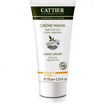 Cattier Hand Cream with White Clay 75 ml