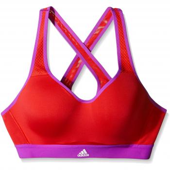 adidas Sn X Bra 3 - Sujetador para mujer, color rojo, talla S