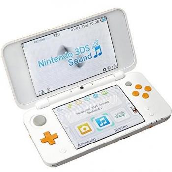 Nintendo New 2DS XL White Orange Console