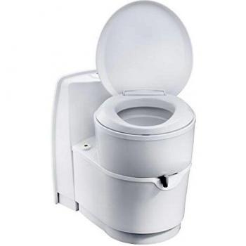 Inodoro empotrado Thetford C223-CS, WC de cassette compacto para caravanas, dimensiones 394 x 580 x 534 mm