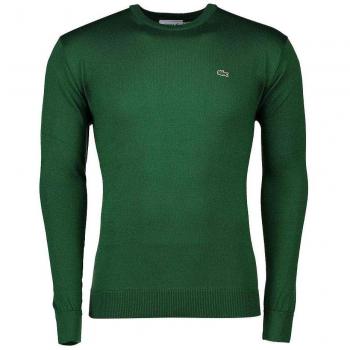Lacoste Jersey AH3021 Redondo Verde para Hombre 7 Verde