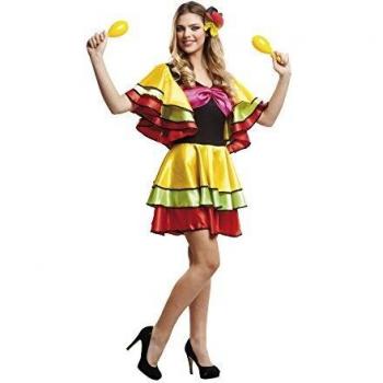 Desconocido My Other Me-203408 Disfraz de rumbera para mujer, M-L