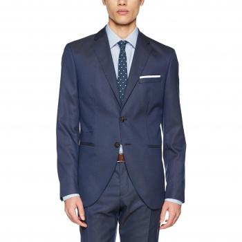 SELECTED HOMME Shdone-Maze Dk. Blue Struct. Blazer Sts, Chaqueta de Traje para Hombre, Azul