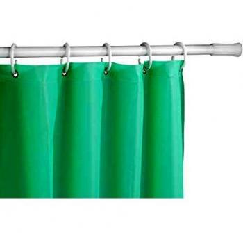 Asta Telescópica para Ducha 70-120 cm - Aluminio Blanco, Diámetro 22 mm, con Morseto