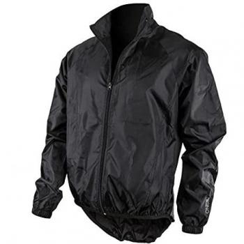 O'Neal | Chaqueta de Mountain Bike | MTB Mountain Bike DH Downhill FR Freeride | Chaqueta impermeable, transpirable y cortavientos | Breeze Rain Jacket | Adultos | Negro | Talla XL