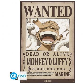 Poster GB Eye Maxi One Piece Wanted Luffy Wano Gear 5
