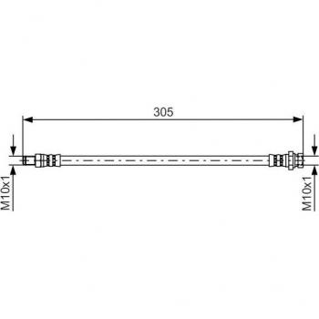 Latiguillo de freno BOSCH 1 987 481 442, tipo: Latiguillo de freno, características: fabricado por BOSCH, número de referencia 1 987 481 442