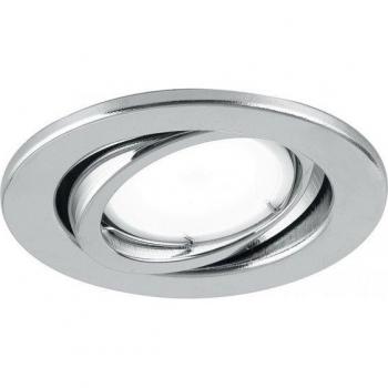 Foco empotrable Matrix 3 bombillas metal cromo, Downlight LED 3 luces empotrable orientable cromo, 400lm, 3000K, dimensiones 10x8.5cm