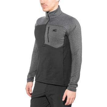 Millet Technostretch Zip Forro Polar para Hombre, Hombre, Color Noir/h Tarmac, tamaño FR : L