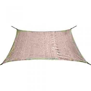 vidaXL Toldo de Vela Cuadrado de HDPE Blanco 2x2 m Lona para Sombra de Patio