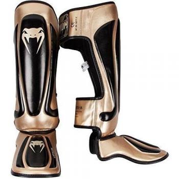 Venum Predator - Espinilleras, color negro / oro, talla L