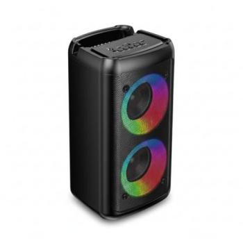 Altavoz Bluetooth BSL-S21 de 20W con Iluminación LED RGB, TWS, Radio FM, Reproductor MP3 por USB-C y Micrófono Incluido, Batería de 2400 mAh