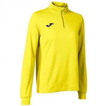 Sudadera Joma Winner II Mujer Amarillo Con Media Cremallera