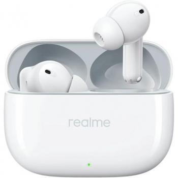 Auriculares Inalámbricos Realme Buds T300 Blanco (Youth White) - Bluetooth 5.3, cancelación activa de ruido, drivers de 30mm, duración de batería de hasta 25 horas con estuche, resistencia