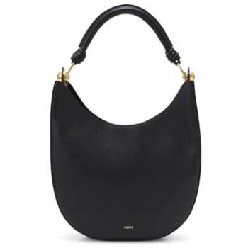 Furla Sfera Large Black Hobo Bag for Women