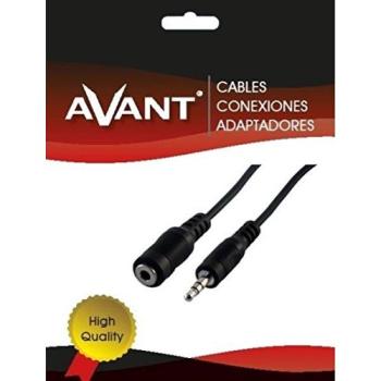 Cable Auxiliar Jack Macho a Hembra 3.5mm 1.8 Metros AVANT CONNECT