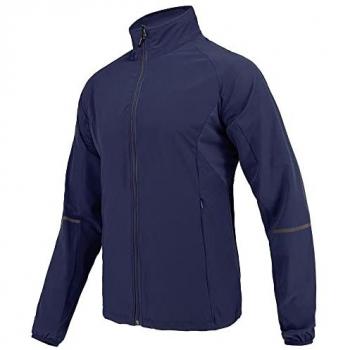 Cortavientos Joluvi Best Jacket Marino Hombre, Chaqueta ligera, resistente al viento y al agua, diseño moderno, color azul marino, talla XXL