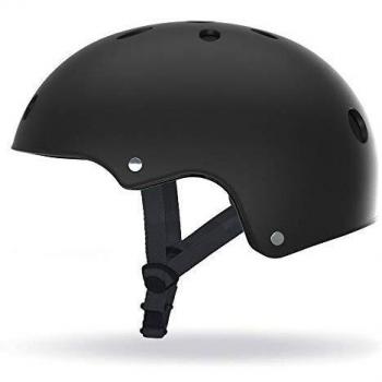 SCOOTY - Casco para patinete, hoverbaord, skate, patinaje, talla M, color negro