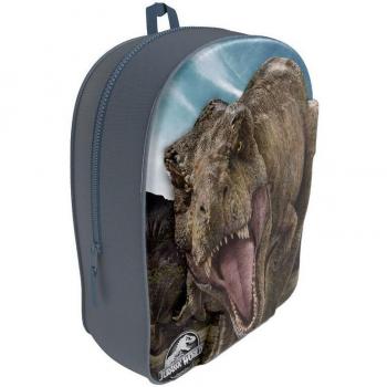 Mochila Escolar de 30 cm con diseño en relieve de Jurassic World, ideal para niños