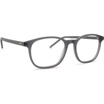 Hugo Boss HUGO HG 1024 Square Full-Rim Acetate Glasses with Gray Frame, 51mm/18mm/145mm