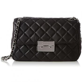 Michael Kors Sloan Lg Chain Shldr BLACK