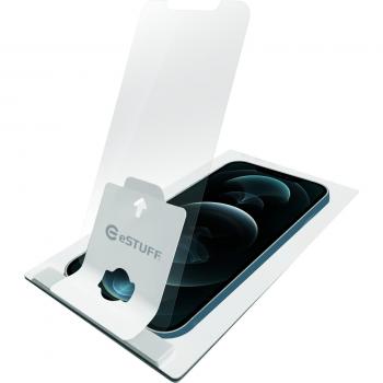 Protector de Pantalla Transparente eSTUFF para iPhone 12 Pro Max - Alta Calidad, Fácil Instalación, Resistente a Arañazos