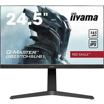 Iiyama G-Master GB2570HSU-B1 24.5 Fast IPS Gaming Monitor - Full HD, 0.5ms Response Time, 165Hz Refresh Rate, Black