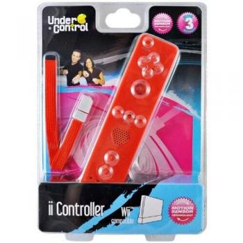 Controlador Wiimote Motion Plus Rojo