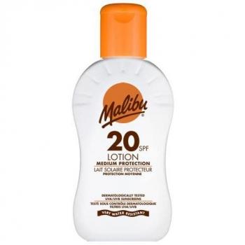 Loción Protectora Malibu SPF20 Resistente al Agua 100ml