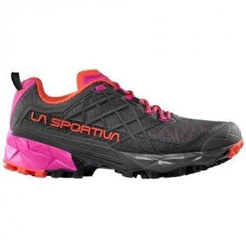Zapatillas de Senderismo La Sportiva Akyra II Mujer Carbono / Tomate Cherry EU 37.5
