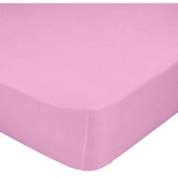 Bajera Infantil Rosa 90x200 cm, 100% Algodón, Calidad de 150 TC, Fabricado en España