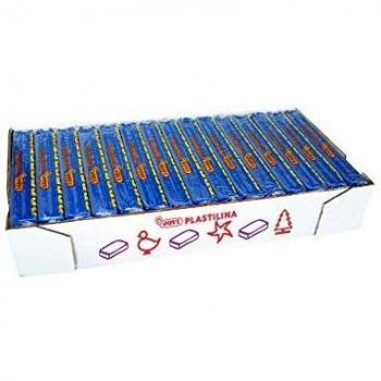 Jovi - Caja de plastilina, 15 pastillas 150 g, color azul oscuro