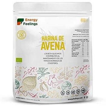 Harina de Avena premium ECO sin gluten Energy Feelings 1 Kg
