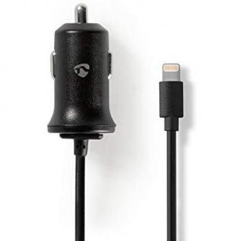 Cargador de Auto 12W | 2.4A | Salida Única | Cable Lightning 8-Pines Fijo 1.00 m