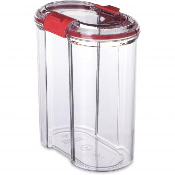 TATAY 1124202 - Bote de cocina con cierre de seguridad, capacidad de 1.5 l, transparente