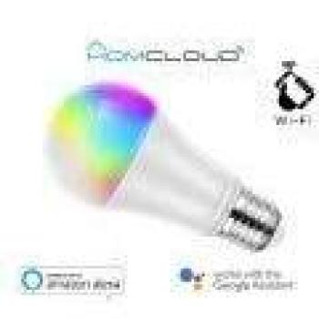 Bombilla WiFi RGB+CCT E27 regulable.